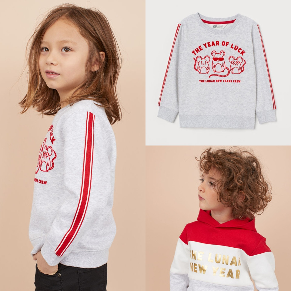 Red clothes for kids Lunar New Year H&M - Rockland
