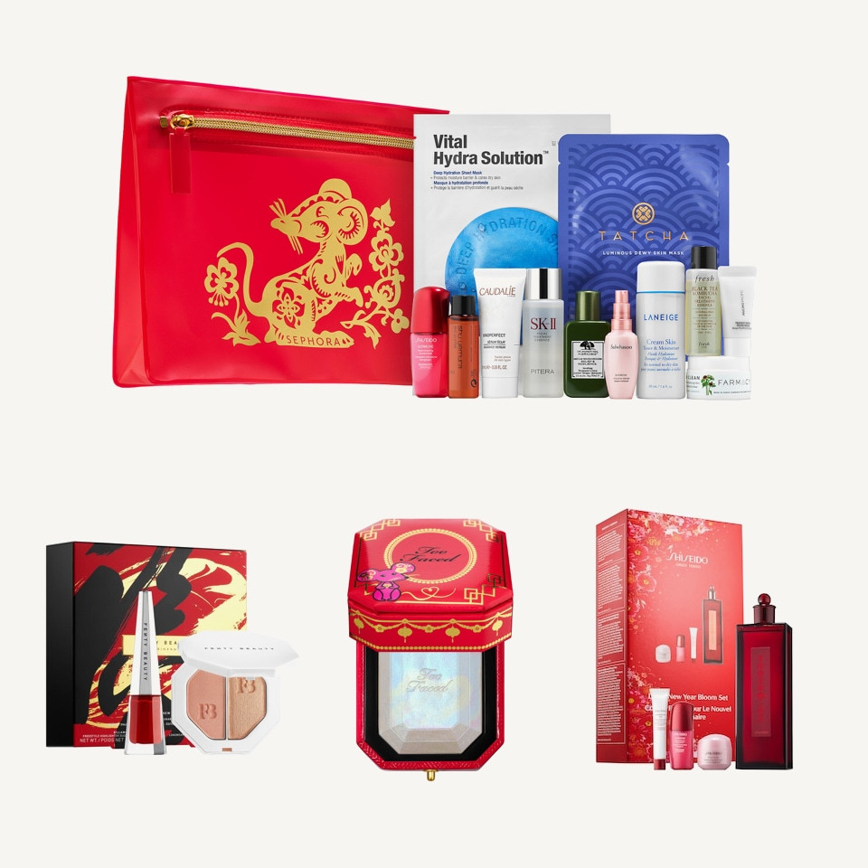Red cosmetics Sephora Fenty Too Faced Shiseido Lunar New Year - Rockland