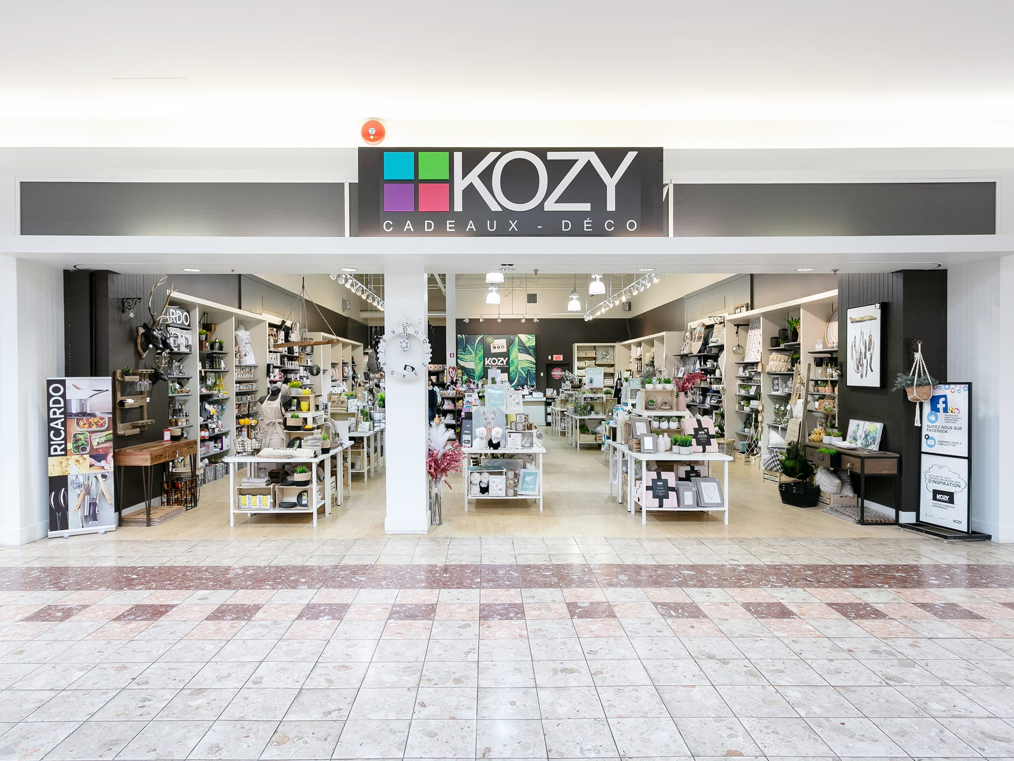 Kozy Cadeaux Déco — Toutes Les Boutiques — Galeries Rive Nord 
