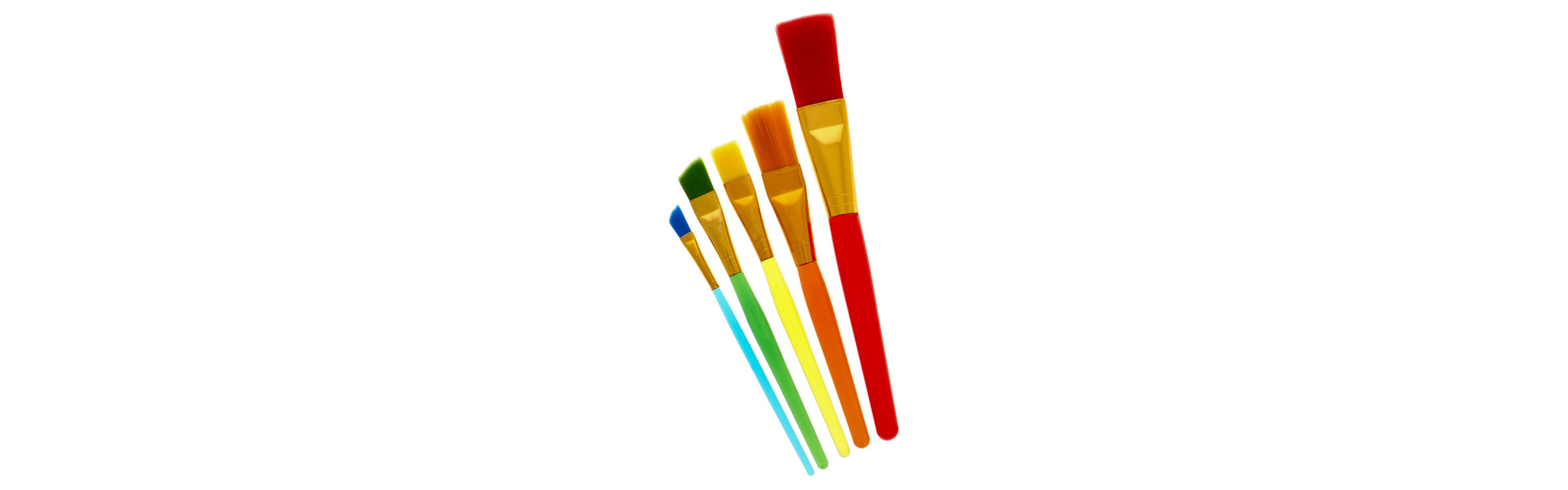 Colourful Paint Brush Set 5PC - $2 at Dollarama